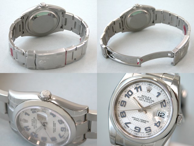 ロレックススーパーコピー ROLEX パーペチュアル デイトジャスト メンズ 116200 デコレーションシルバーブルーアラビア