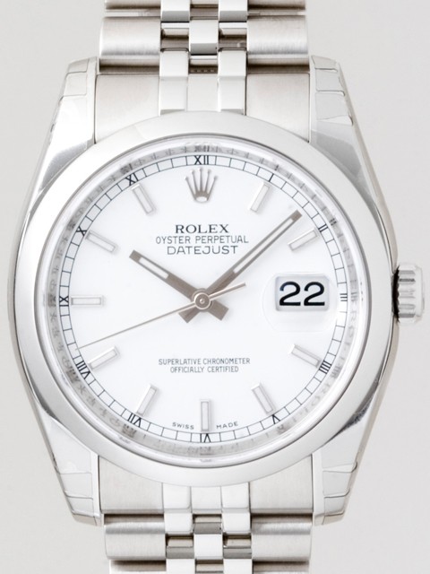 ロレックススーパーコピー ROLEX パーペチュアル デイトジャスト メンズ 116200 ジュビリーブレス ホワイトバー