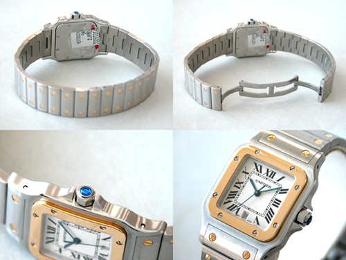 カルティエスーパーコピー Cartier サントスガルベ SG LM Q W20011C4 ホワイト メンズ