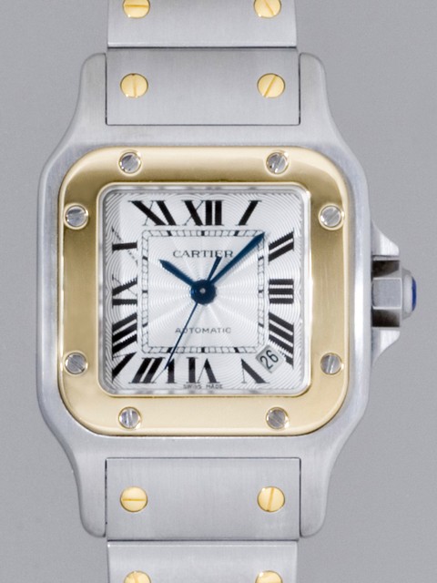 カルティエスーパーコピー Cartier サントスガルベ SG SM AUTO W20057C4 シルバー 自動巻