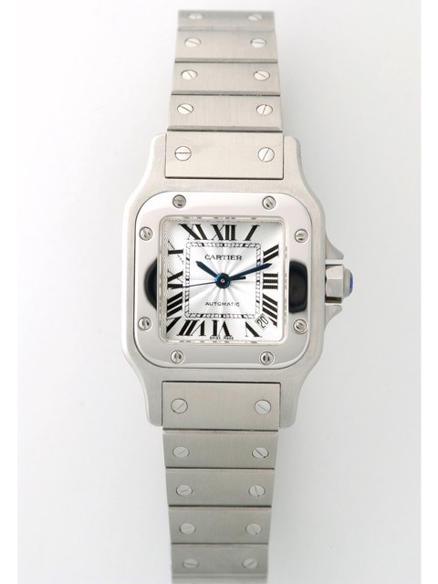 カルティエスーパーコピー Cartier サントスガルベ SS SM AUTO W20054D6 ホワイト 自動巻