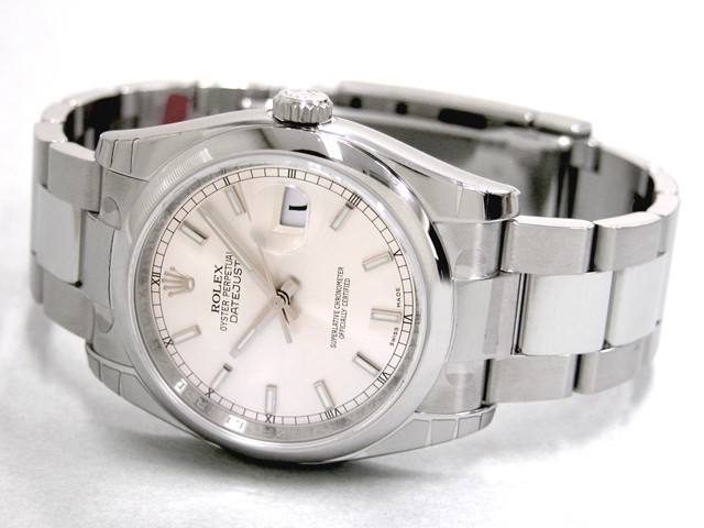 ロレックススーパーコピー ROLEX パーペチュアル デイトジャスト メンズ 116200 シルバーバー