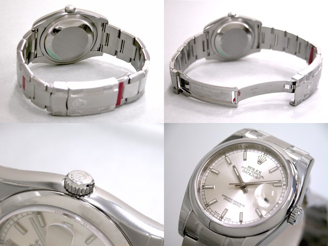 ロレックススーパーコピー ROLEX パーペチュアル デイトジャスト メンズ 116200 シルバーバー