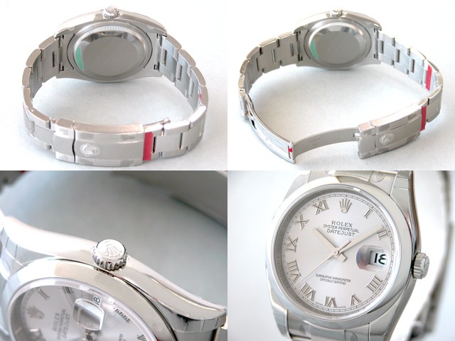 ロレックススーパーコピー ROLEX パーペチュアル デイトジャスト メンズ 116200 グレーローマ