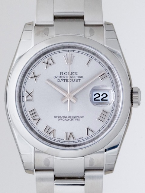 ロレックススーパーコピー ROLEX パーペチュアル デイトジャスト メンズ 116200 グレーローマ