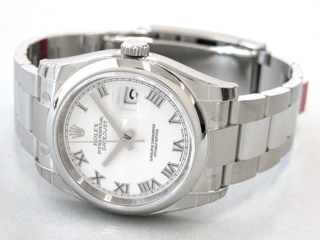 ロレックススーパーコピー ROLEX パーペチュアル デイトジャスト メンズ 116200 ホワイトローマ