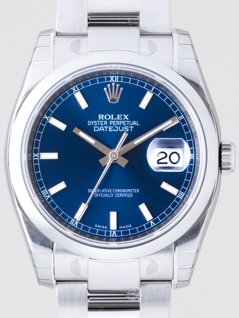 ロレックススーパーコピー ROLEX パーペチュアル デイトジャスト メンズ 116200 ブルーバー