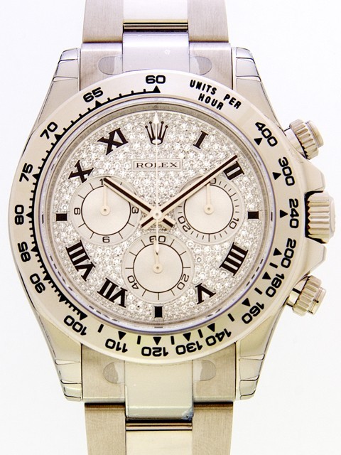 ロレックススーパーコピー ROLEX デイトナ 116509ER 全面ダイヤローマ 自動巻
