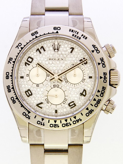 ロレックススーパーコピー ROLEX デイトナ 116509EA 全面ダイヤアラビア 自動巻 メンズ