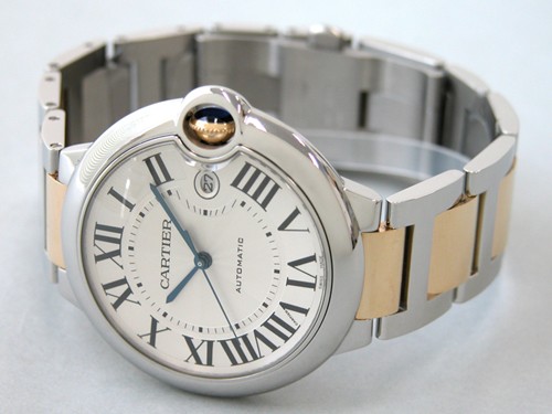 カルティエスーパーコピー Cartier バロンブルー W690093 SG LM シルバー 自動巻 メンズ
