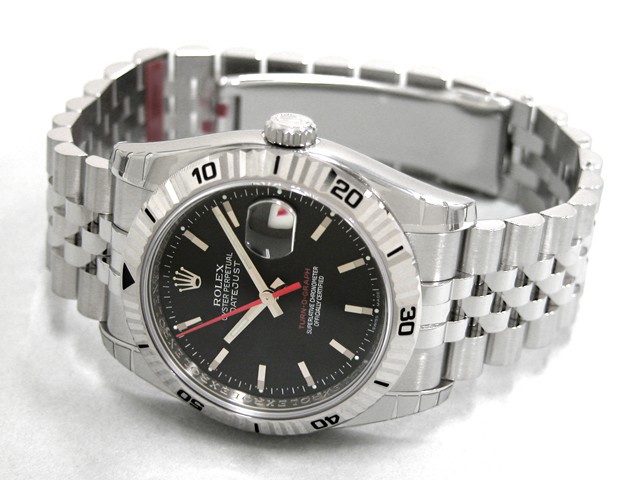 ロレックススーパーコピー ROLEX パーペチュアル デイトジャスト メンズ 116264 ターノグラフ ジュビリーブレス ブラック