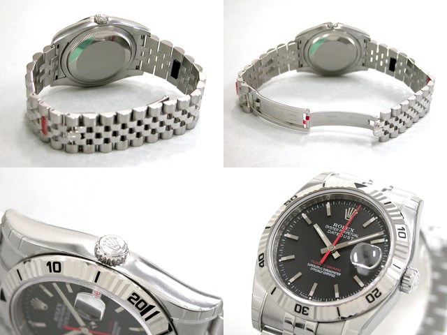 ロレックススーパーコピー ROLEX パーペチュアル デイトジャスト メンズ 116264 ターノグラフ ジュビリーブレス ブラック