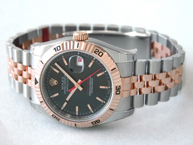 ロレックススーパーコピー ROLEX パーペチュアル デイトジャスト メンズ 116261 ターノグラフ ジュビリーブレス ブラック