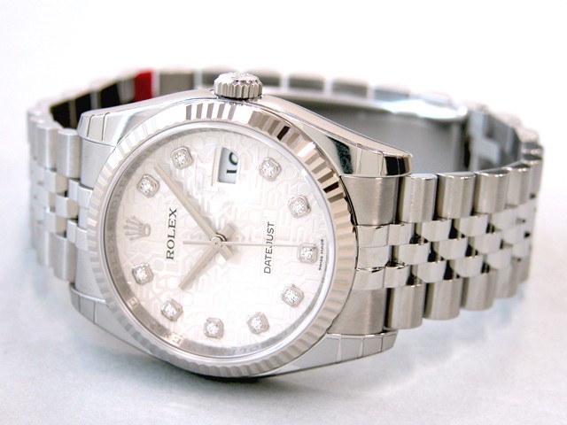 ロレックススーパーコピー ROLEX パーペチュアル デイトジャスト メンズ 116234J ジュビリーブレス シルバーコンピューター