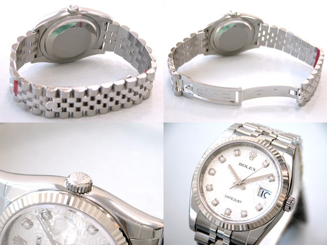 ロレックススーパーコピー ROLEX パーペチュアル デイトジャスト メンズ 116234J ジュビリーブレス シルバーコンピューター