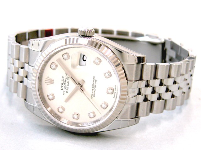 ロレックススーパーコピー ROLEX パーペチュアル デイトジャスト メンズ 116234G ジュビリーブレス シルバー