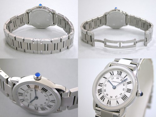カルティエスーパーコピー Cartier ロンドソロ W6701004 ＳS ＳＭ ブレス ホワイト