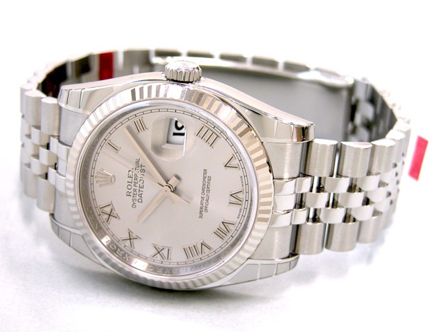 ロレックススーパーコピー ROLEX パーペチュアル デイトジャスト メンズ 116234 オイスターブレス ブラックバー