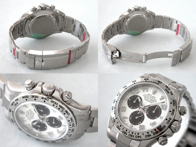 ロレックススーパーコピー ROLEX デイトナ 116509 ホワイトアラビア黒目 自動巻