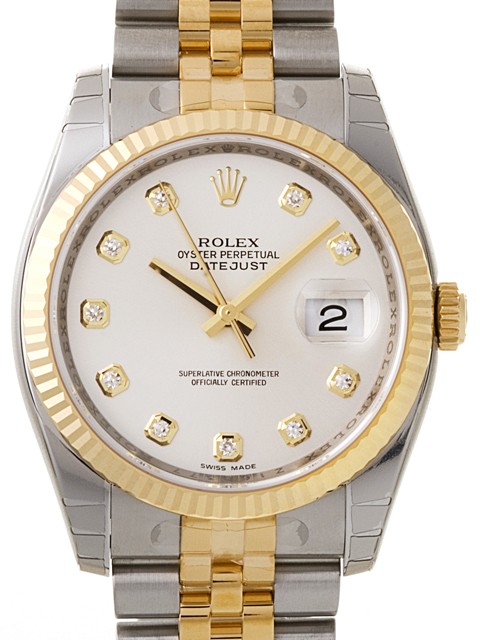 ロレックススーパーコピー ROLEX パーペチュアル デイトジャスト メンズ 116233G ジュビリーブレス シルバー