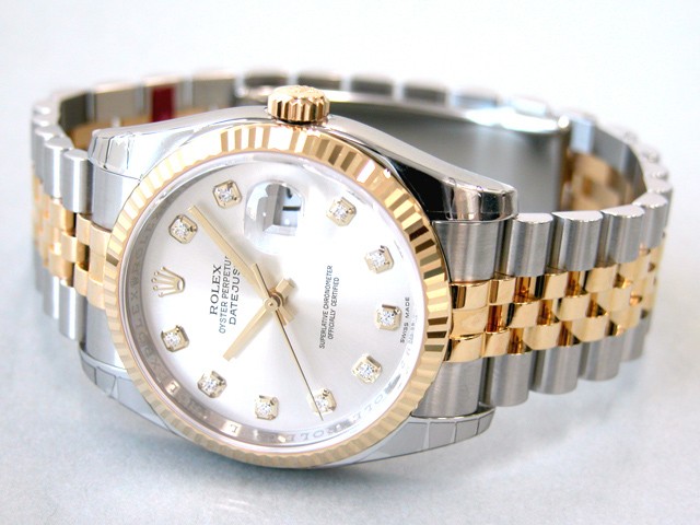 ロレックススーパーコピー ROLEX パーペチュアル デイトジャスト メンズ 116233G ジュビリーブレス シルバー