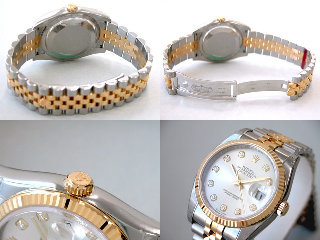 ロレックススーパーコピー ROLEX パーペチュアル デイトジャスト メンズ 116233G ジュビリーブレス シルバー