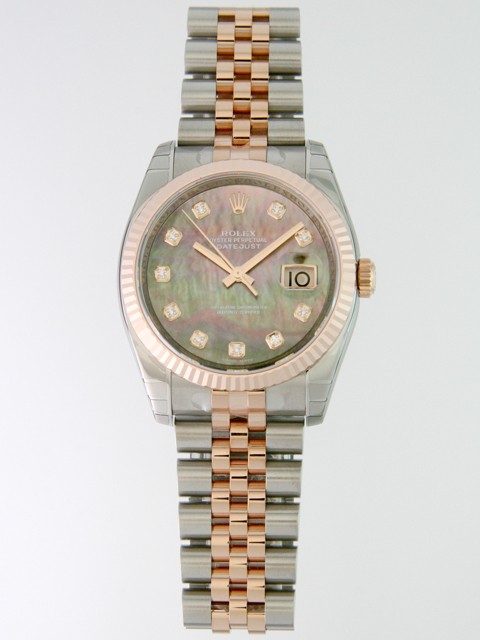 ロレックススーパーコピー ROLEX パーペチュアル デイトジャスト メンズ 116231NG ジュビリーブレス ブラックシェル