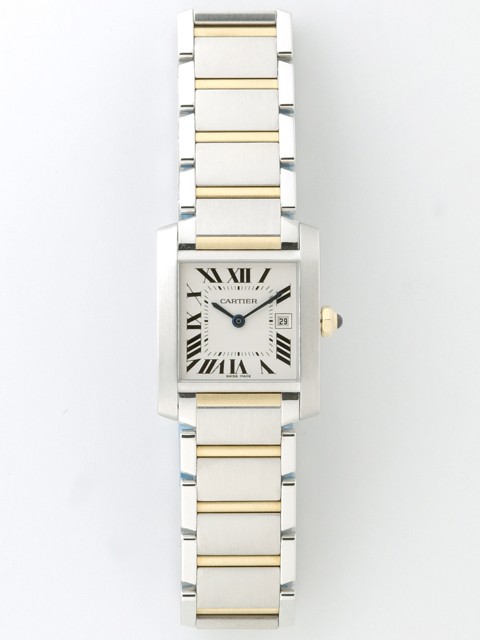 カルティエスーパーコピー Cartier タンクフランセーズ W51012Q4 ＳＧ ＭＭ ホワイト