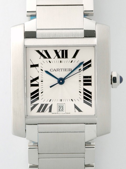 カルティエスーパーコピー Cartier タンクフランセーズ W51002Q3 ＳＳ ＬＭ ホワイト