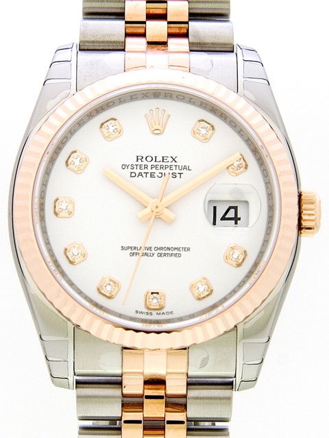 ロレックススーパーコピー ROLEX パーペチュアル デイトジャスト メンズ 116231G ジュビリーブレス ホワイト