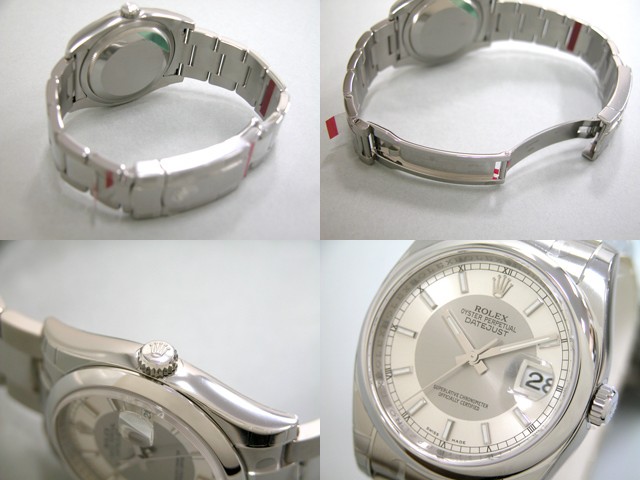 ロレックススーパーコピー ROLEX パーペチュアル デイトジャスト メンズ 116200 シルバー/グレー
