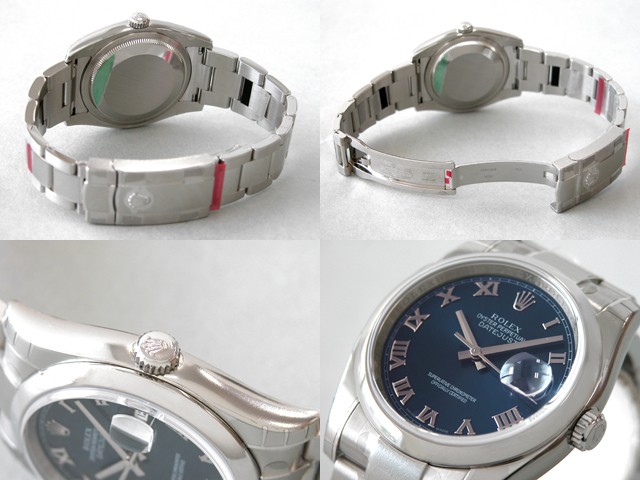 ロレックススーパーコピー ROLEX パーペチュアル デイトジャスト メンズ 116200 ブルーローマ