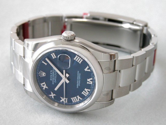 ロレックススーパーコピー ROLEX パーペチュアル デイトジャスト メンズ 116200 ブルーローマ