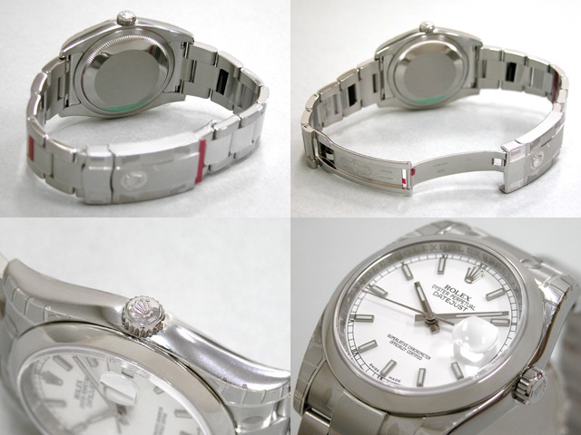 ロレックススーパーコピー ROLEX パーペチュアル デイトジャスト メンズ 116200 ホワイトバー