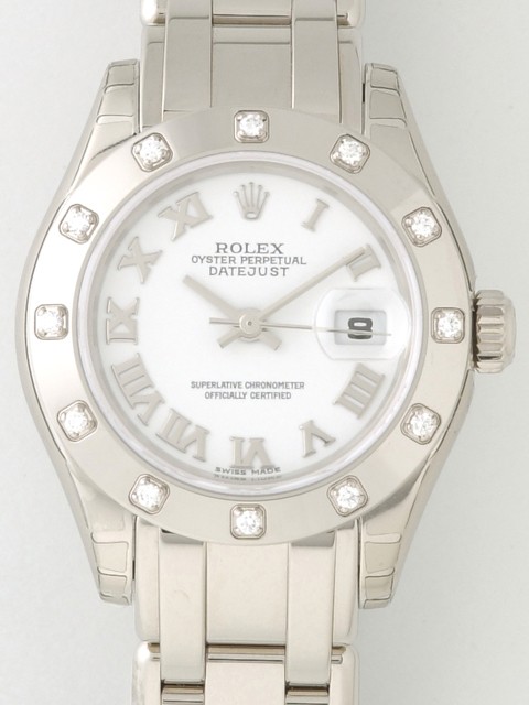 ロレックススーパーコピー ROLEX パーペチュアル デイトジャスト レディース 80319 ホワイトローマ