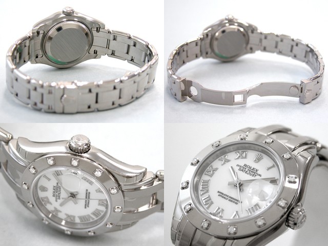 ロレックススーパーコピー ROLEX パーペチュアル デイトジャスト レディース 80319 ホワイトローマ