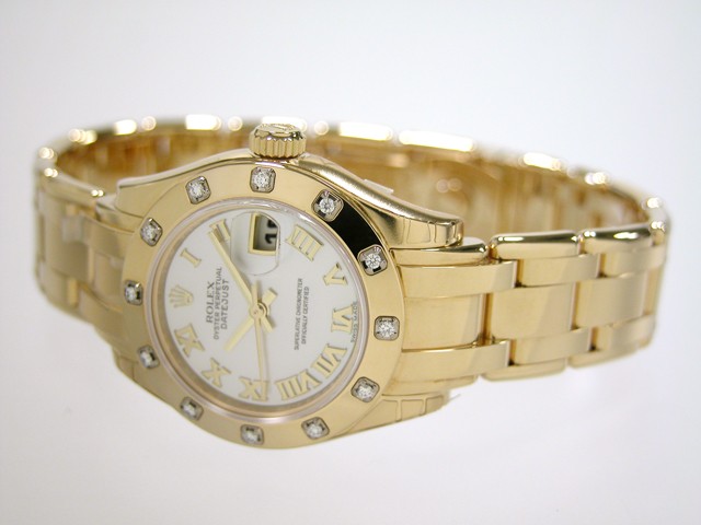 ロレックススーパーコピー ROLEX パーペチュアル デイトジャスト レディース 80318NR ホワイトシェル