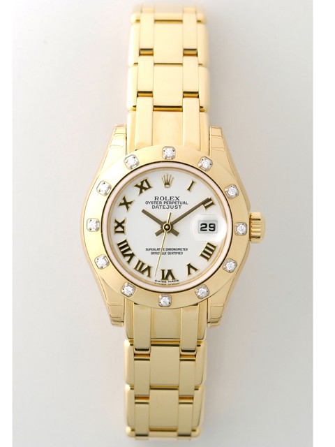 ロレックススーパーコピー ROLEX パーペチュアル デイトジャスト レディース 80318 ホワイトビックローマ
