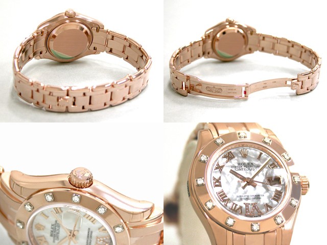 ロレックススーパーコピー ROLEX パーペチュアル デイトジャスト レディース 80315NR ホワイトシェルローマ（VIダイヤ）