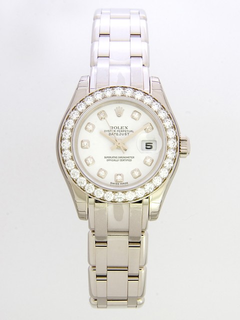 ロレックススーパーコピー ROLEX パーペチュアル デイトジャスト レディース 80299G ホワイト