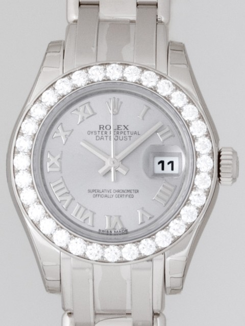 ロレックススーパーコピー ROLEX パーペチュアル デイトジャスト レディース 80299 グレーローマ