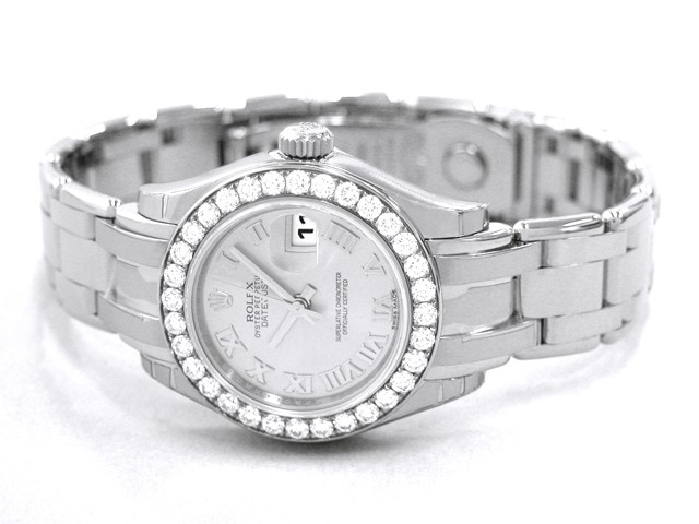 ロレックススーパーコピー ROLEX パーペチュアル デイトジャスト レディース 80299 グレーローマ