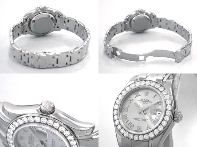 ロレックススーパーコピー ROLEX パーペチュアル デイトジャスト レディース 80299 グレーローマ
