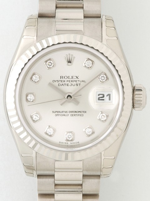 ロレックススーパーコピー ROLEX パーペチュアル デイトジャスト レディース 179179G シルバー