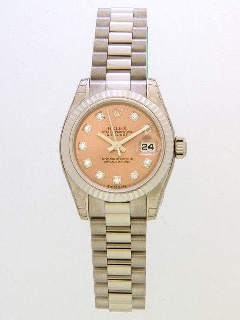 ロレックススーパーコピー ROLEX パーペチュアル デイトジャスト レディース 179179G ピンク