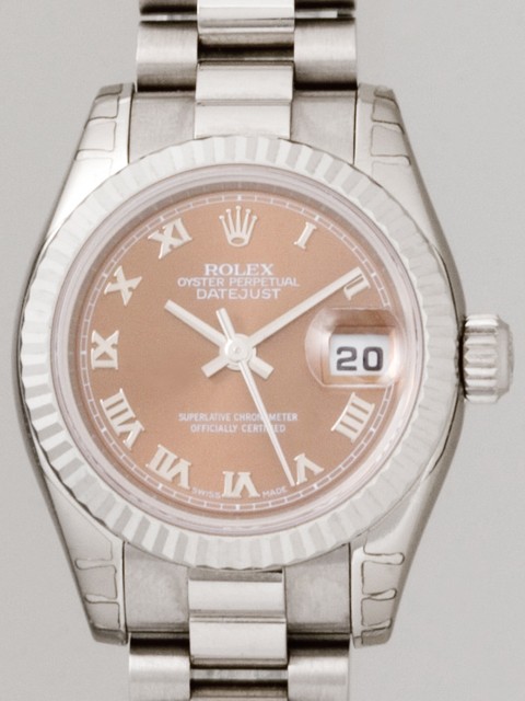 ロレックススーパーコピー ROLEX パーペチュアル デイトジャスト レディース 179179 ハバナ