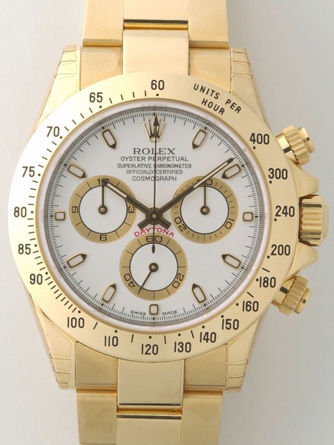 ロレックスコピー ROLEX デイトナ 116528 ホワイト 自動巻 メンズ