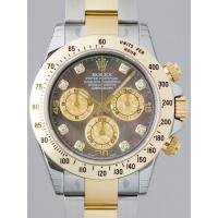 ロレックスコピー ROLEX デイトナ 116523NG ブラックシェル 自動巻 YG/SS