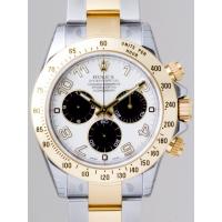 ロレックスコピー ROLEX デイトナ 116523 ホワイトアラビア/黒目 自動巻 メンズ
