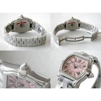 カルティエスーパーコピー Cartier ロードスター レディース W62017V3 ＳＳ ピンク